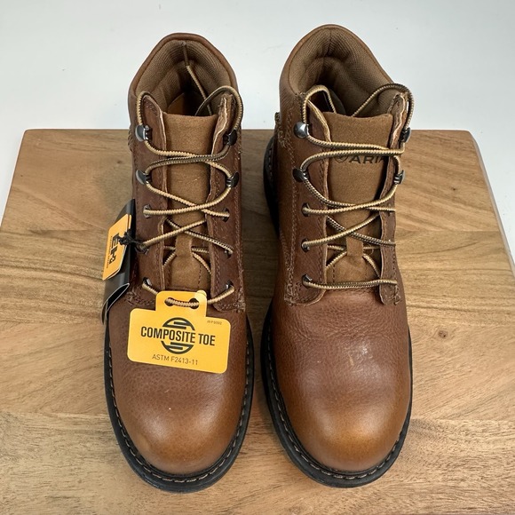 New Womens Ariat Macey Leather Ankle Composite Toe Work Boots Size 9.5 M - Picture 4 of 8